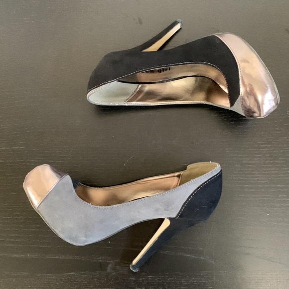 MADDEN GIRL suede, stiletto, platform heels - Picture 10 of 12